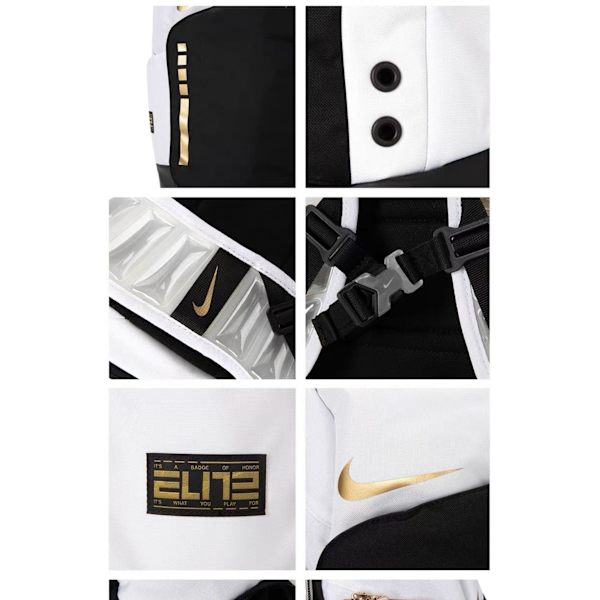 NIKES NIKES suurikokoinen reppu koripallo elite ilmatyynyreppu matkalaukku harjoittelu vapaa-ajan urheilureppu kuntoilu Red and black