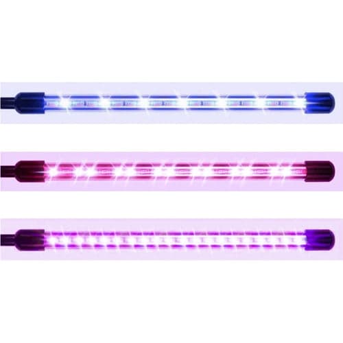 LED plantelys USB 4 paneler 80 dioder rød/blå timer IP54 CJY 1000