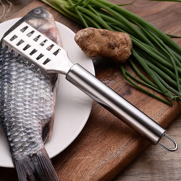 Fiskeskælsskraber i rustfrit stål