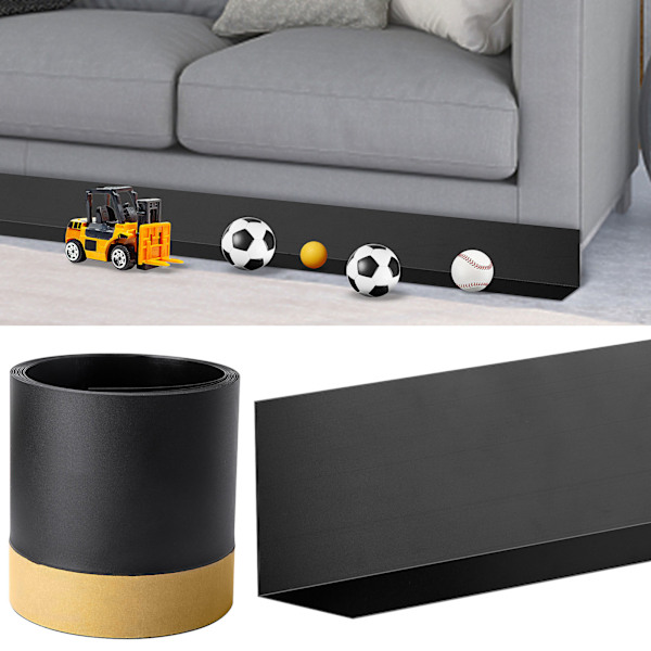 Under Sofa Blocker Justerbar for Gap Bumper Under Sofa Leketøy Blocker Møbelstopper Seng Base Beskyttere Transparent 0.24