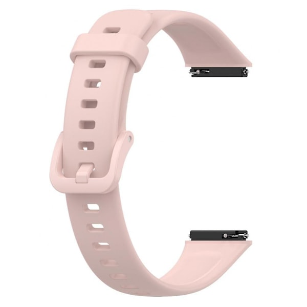 Silikon Urrem til Huawei Band 7 Smartwatch - Udskiftningsarmbånd Smart Tilbehør Light pink