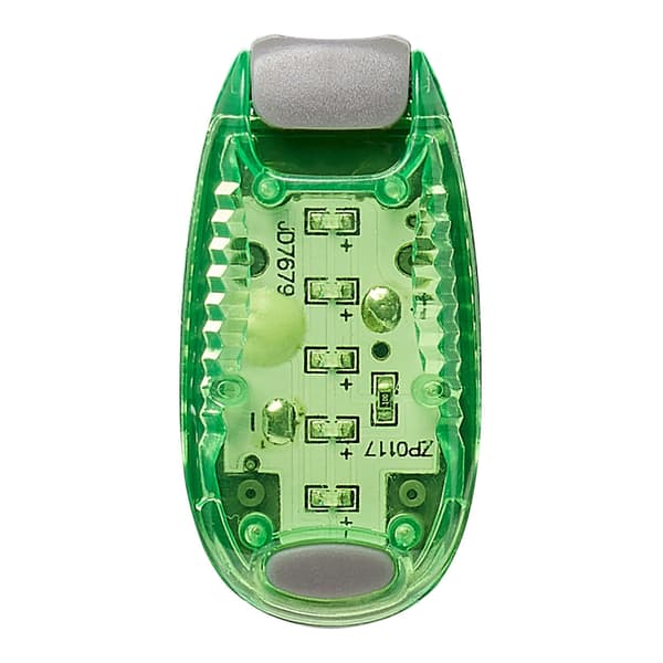 2 LED sikkerhetslys klips på synlighet løping jogging gåing
