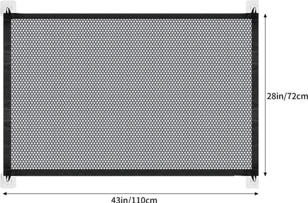 Magisk grind for hunder - sammenleggbar - for spedbarn og hunder 110 x 72 cm