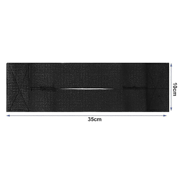 Baseball Softball Hanske Stropp Tykk Høy Elastisk Baseball Hanske Wrap Bånd for Rask Lommeformasjon Justerbar Varm Hanske Behandling for Damp eller Varme Black