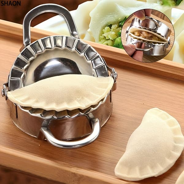 Dumpling- og wonton-maskine i rustfrit stål, køkkenredskab 1pc