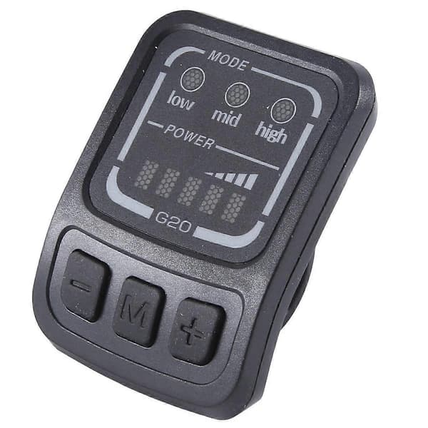 Elektrisk Cykel Display G20 LCD Display Kontrol 24V 36V 48V Hastighedsmåler Speedometer Kablet SM Conne
