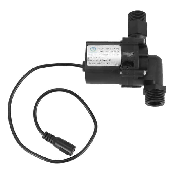 DC 12V 18W Brygning Hjemmebryg Pumpe Cirkulation Børsteløse Ølpumper Black