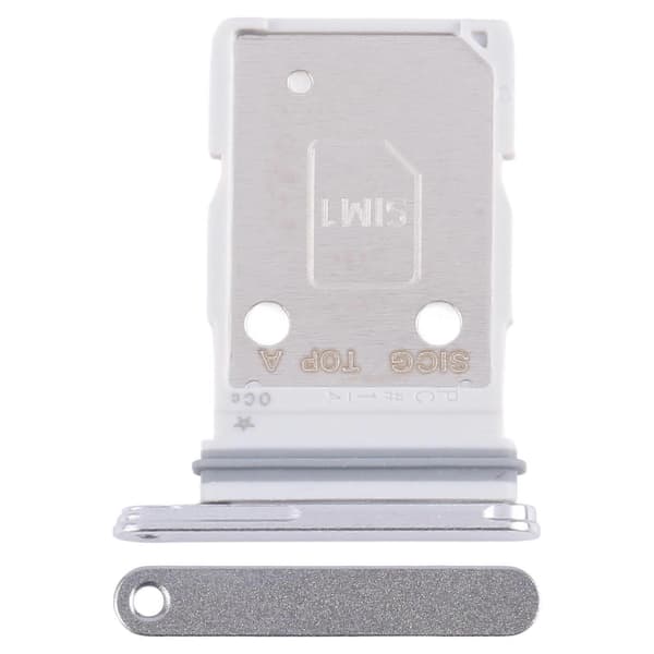 For Samsung Galaxy S25 Edge SIM-kortskuff + SIM-kortskuff Silver