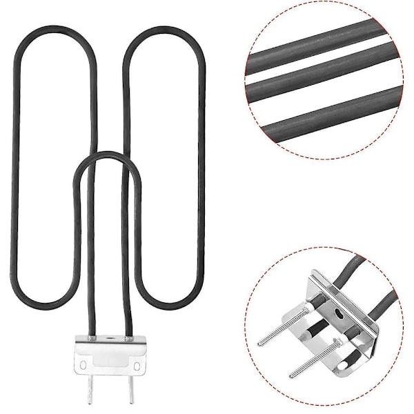 Grillin varaosa Weber sähkögrilliin 66631 / 65621 lämmityselementti (230v 2200w) Q140 / Q1400 Eu