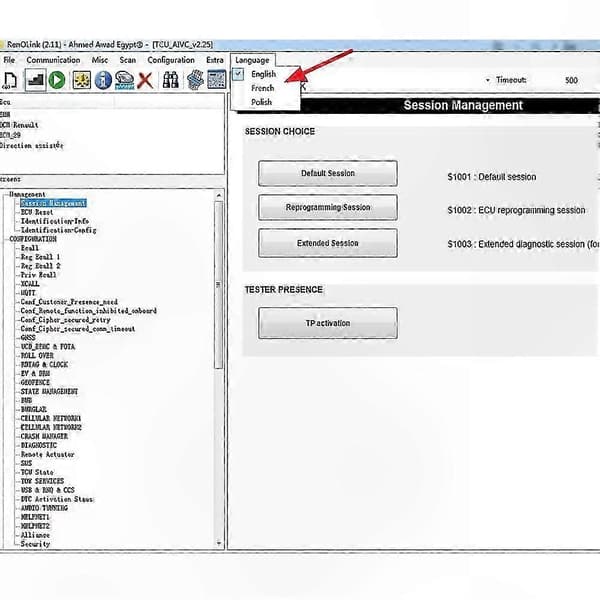 OBD2 ECU-programmerer for Renault/Dacia nøkkelkoding og tilbakestilling av kollisjonspute USB-diagnosekabel for V2.11 programvarekompatibilitet Red