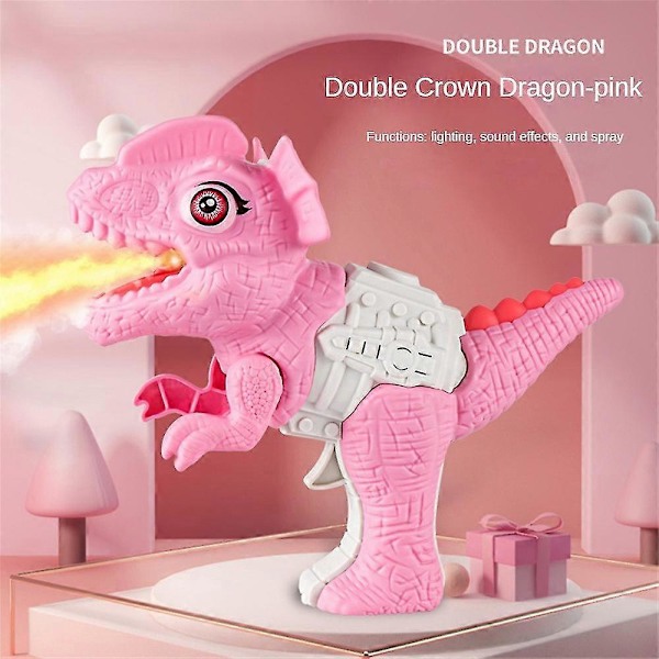 Ildspydende Dinosaur Skyder Damp Lys Brølende Lyd Drage Børnelegetøj Gaver (FMY) color06