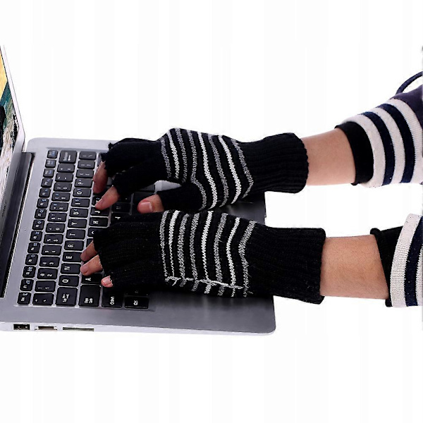 Universal Opvarmede Handsker Til Usb Varme Handsker Til Vinter Hit Vinter black universal