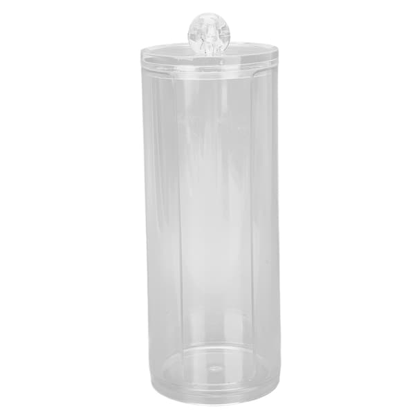 Bomuldspad Dispenser Beholder Transparent Bomuldspad Organizer Makeup Bomuldsrondel Holder