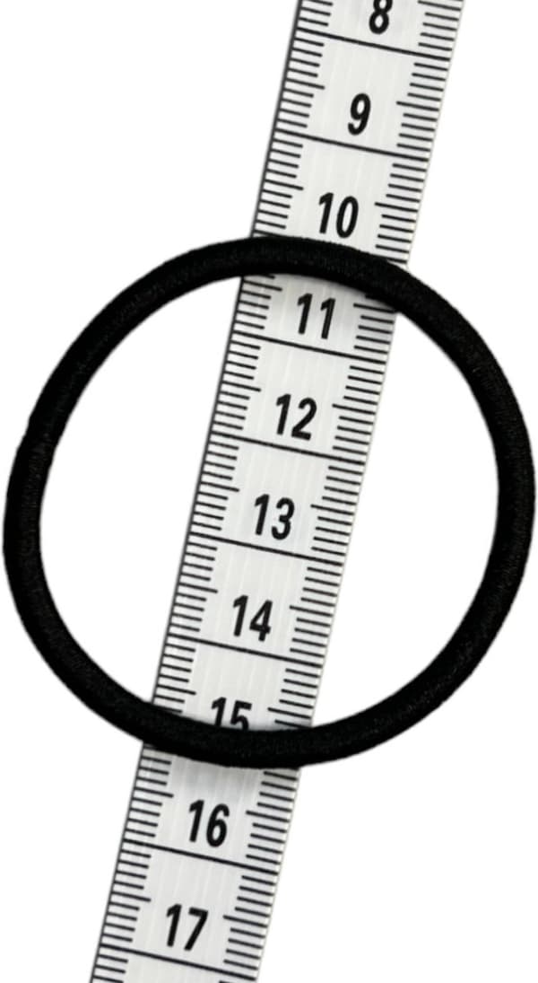 Hårelastikker - Sorte elastikker - Pakke med 100 (4 mm) - Stærke elastikker - Til hestehaler - Velegnet til tykt og krøllet hår - Kvinder og mænd - Sort