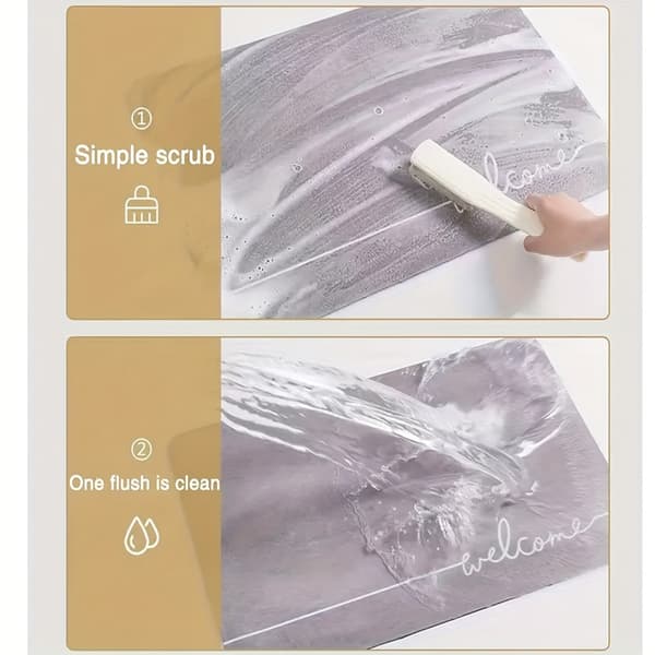 Hurtigtørkende absorberende støvdeksel til vaskemaskin, Diatom Mud-design language 50*60