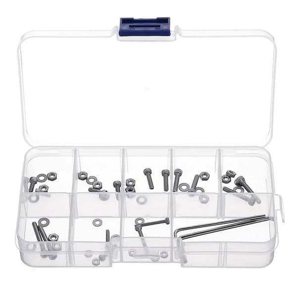 50 Stykker M2.5 Universal Pladespiller Headshell Pickup Monteringssæt Metal Jern