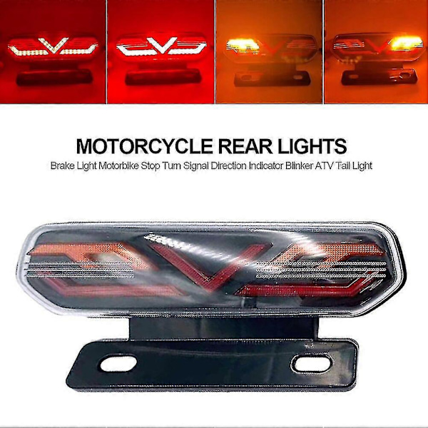 12v Motorcykel Baglygter Led Motorcykel Bremselys Atv Baglygte Motorcykel Stop Blinklys Retningsindikator