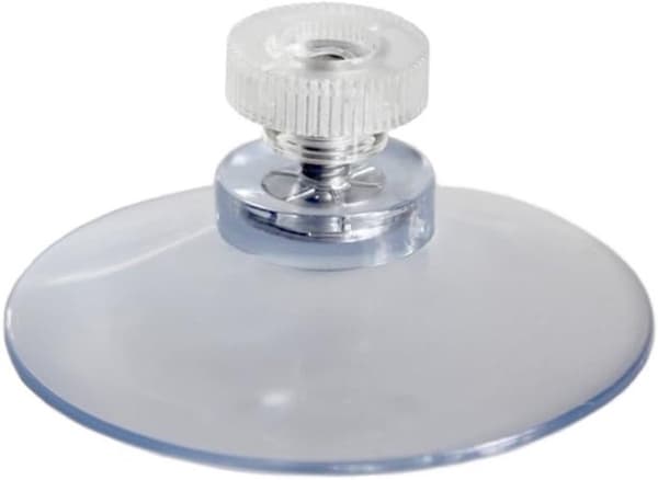 Gängad sugpropp - Transparent sugpropp (50 mm diameter) - 20 stycken
