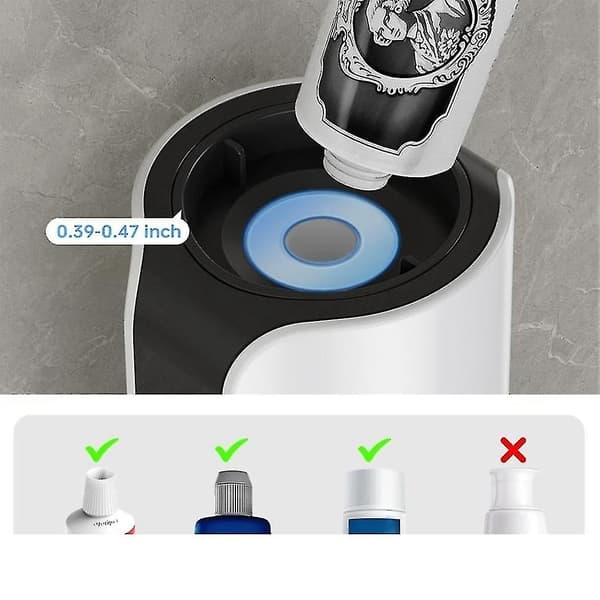 Tandkrämsdispenser, väggmonterad smart automatisk tandkrämsdispenser för badrum, barntandkräm