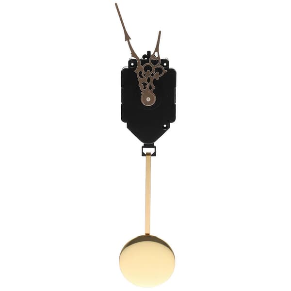 Urskivefremstillingssæt Batteri Urmekanisme Pendul Urmekanisme Black 15X6CM