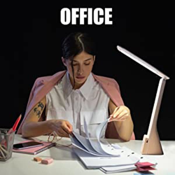 LED Skrivebordslampe Trådløs Lampe HVID white