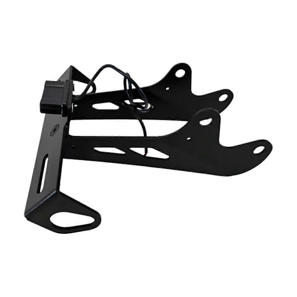 Til MT09 V4 MT-09 SP 2024 2025 Motorcykel Nummerplade Ramme Holder Beslag Baglygte Eliminator med L Black