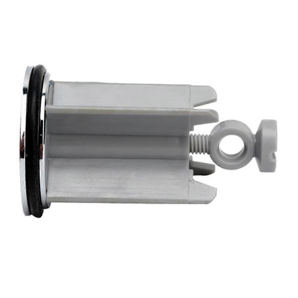 Universal vaskeplugg baderom 40 mm pop-up plugg erstatning avløpsplugg avtakbar justerbar manuell L As shown