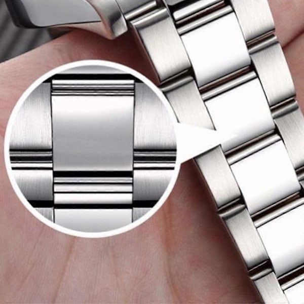 \"Poedagar Mode Herre Quartz Armbåndsur Vandtæt Lysende Datovisning Ure\"[HK] White