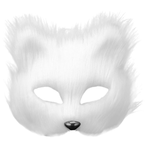 Rævmaske Dansfest Favør Mardi Gras Maske Håndværk Maskerademaske Halloweenmaske Rekvisit Therian Ulvemaske Furry Maske Dyremaske Cosplay