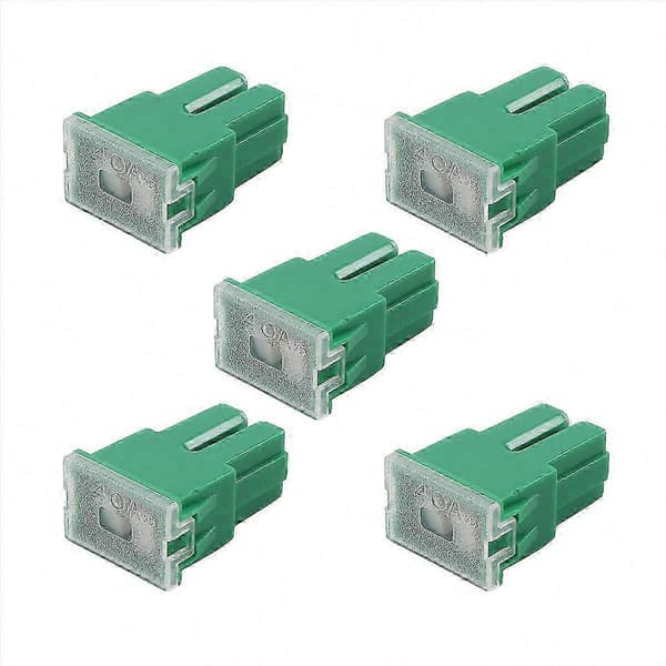 Grön 40A honbladssäkring för fordonsbruk (5-pack) Green