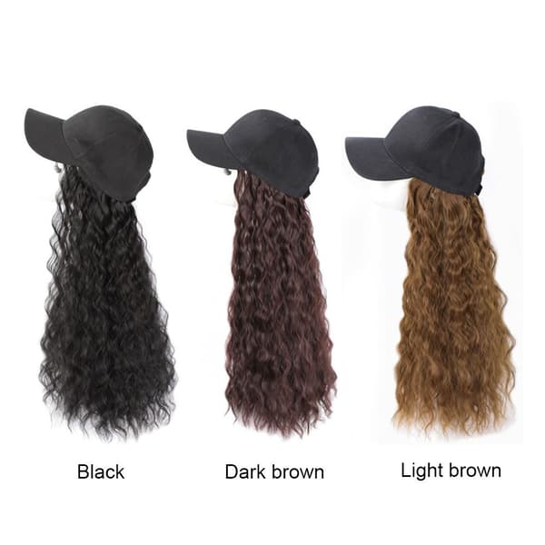 Dame paryk Baseball paryk TUMMANRUSKEA dark brown