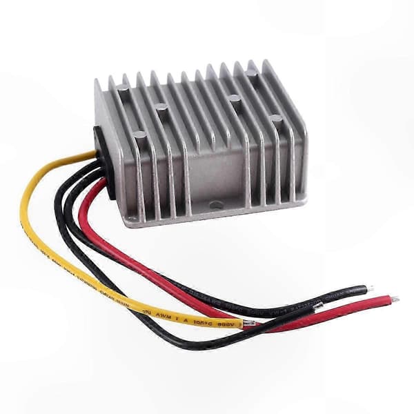 DC 8V-40V til 12V 10A 120W spenningsstabilisatorkonverterer trinn opp ned strømmodulregulatoradapter Silver