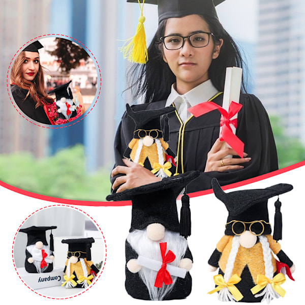 Graduation Gnomes Plysj Grad Svensk Julenisse Elf Plysj Gnome Til Graduation Dekorasjoner Graduation Ceremony Gave Klasse Male