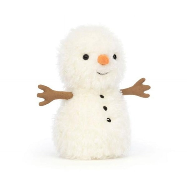 Jellycat Liten Snögubbe Gosedjur Plyschleksak Snögubbe Mjuk Dockleksak Söta Plysch Juldekorationer Presenter till Tonåringar Vuxna Bebisar