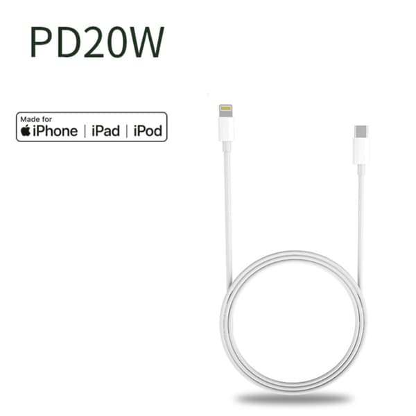 PD hurtigladekabel TYP-C datakabel Apple-kompatibel med iPhone original IC hurtigladekabel 1 m