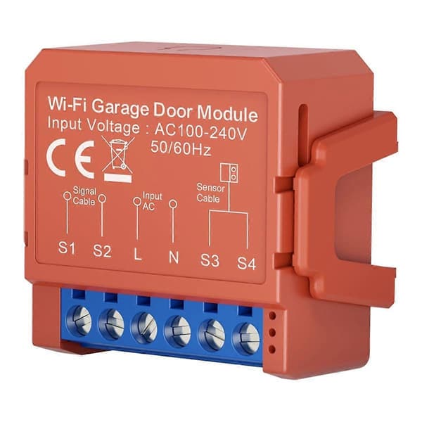 Tuya WiFi Garage Door Opener Remote Control Wireless Smart Garage Door Timer Opening Module, CJY As shown