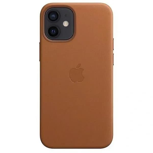 Apple Magsafe Genuine Leather Case for iPhone 12 Mini - Brown