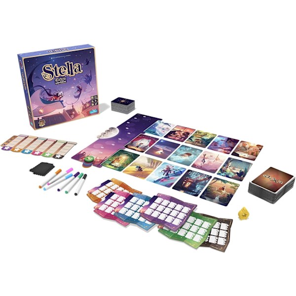 Libellud Stella - Dixit Universe Brädspel Ålder 8+ 3-6 Spelare 30 Minuters Spelstid C