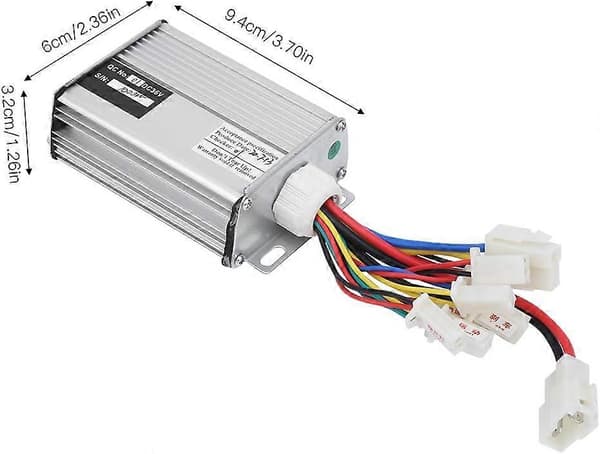 36V 1000W Børstet Kontroller, Sykkelhastighetskontroller Kit med Gass