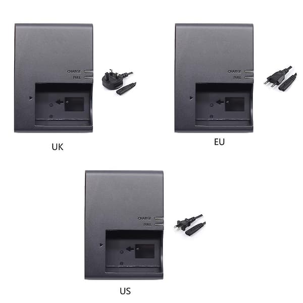 LC-E17 LCE17 LC E17 Kamerabatteri AC Strømlader passer til LP-E17 LPE7 LP E17 EU