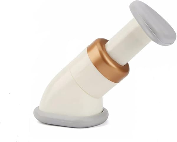 Hagemassager, bærbar dobbelthagemassager, ansigtsmassager til mænd og kvinder (stofpose)