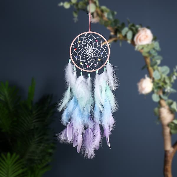 Crystal Moon Dream Catcher, Wall Hanging Bedroom Home Decor