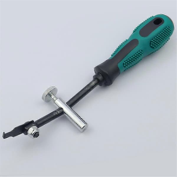 58430 Shaft Seal Puller Universal Seal Puller Crankshaft Camshaft Puller for Car and Motorcycles L Black