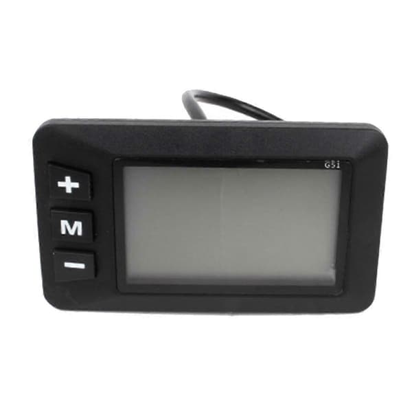Elcykel Ebike Tilbehør Controller G51 LCD Display 5Pin El-løbehjul Accelerator Vandtæt Stik Black