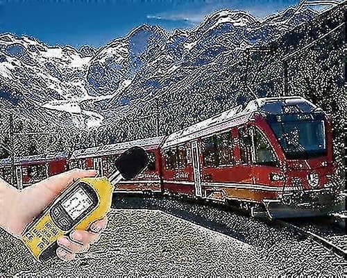 Professionel Decibelmåler Med Baggrundsbelyst Display (inkl. 9v Batteri)