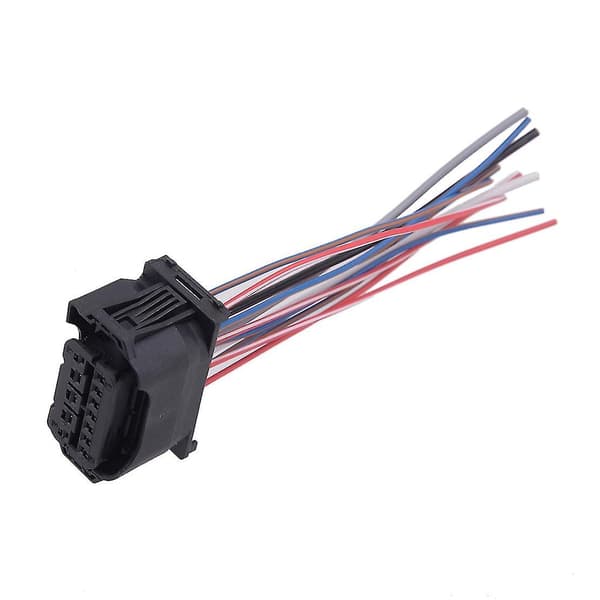 61132359991 12-benet forlygte stik ledningsnet til - F01 F02 E63 E64 E90 Black