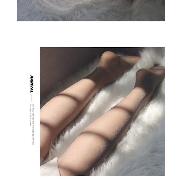 Perle silkestrømper sexy kvinne hvit white