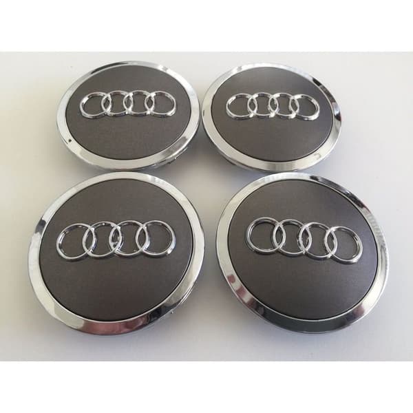 AU06 - 69MM 4-pak centerkapsler kompatible med AUDI Sølv_Billige gaver one size one size one size Silver