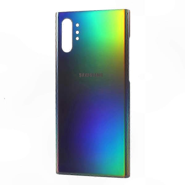 Glassbatterideksel med selvklebende klistremerke for Note 10 Plus 4G N975