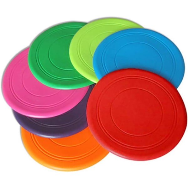 7Pack Hundelegetøj Frisbee Træning Silikon Frisbee, Højflyvende Aerodynamisk Disk - Letvægts, Flydende Hundefrisbees
